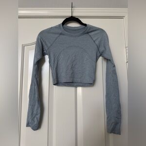 lululemon swiftly tech 2.0 cropped long sleeve